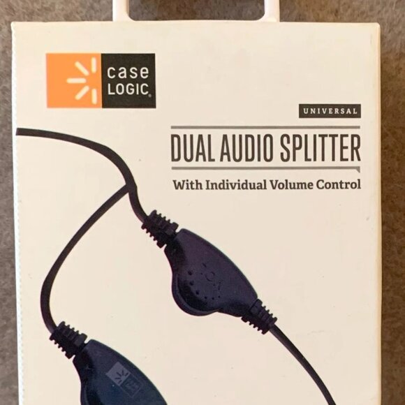 CASE LOGIC 3.5mm Stereo Headset Audio Splitter with Separate Volume Control univ - Picture 4 of 7